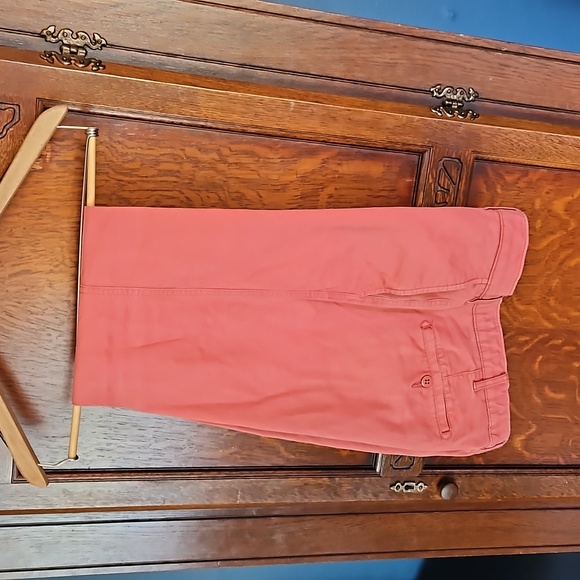 Cremieux Soho Slim Salmon Chinos 34×30 comfort stretch flat front - Picture 1 of 5